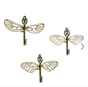 Pottery Barn Teen Harry Potter Flying Key Jewelry Hooks S/3